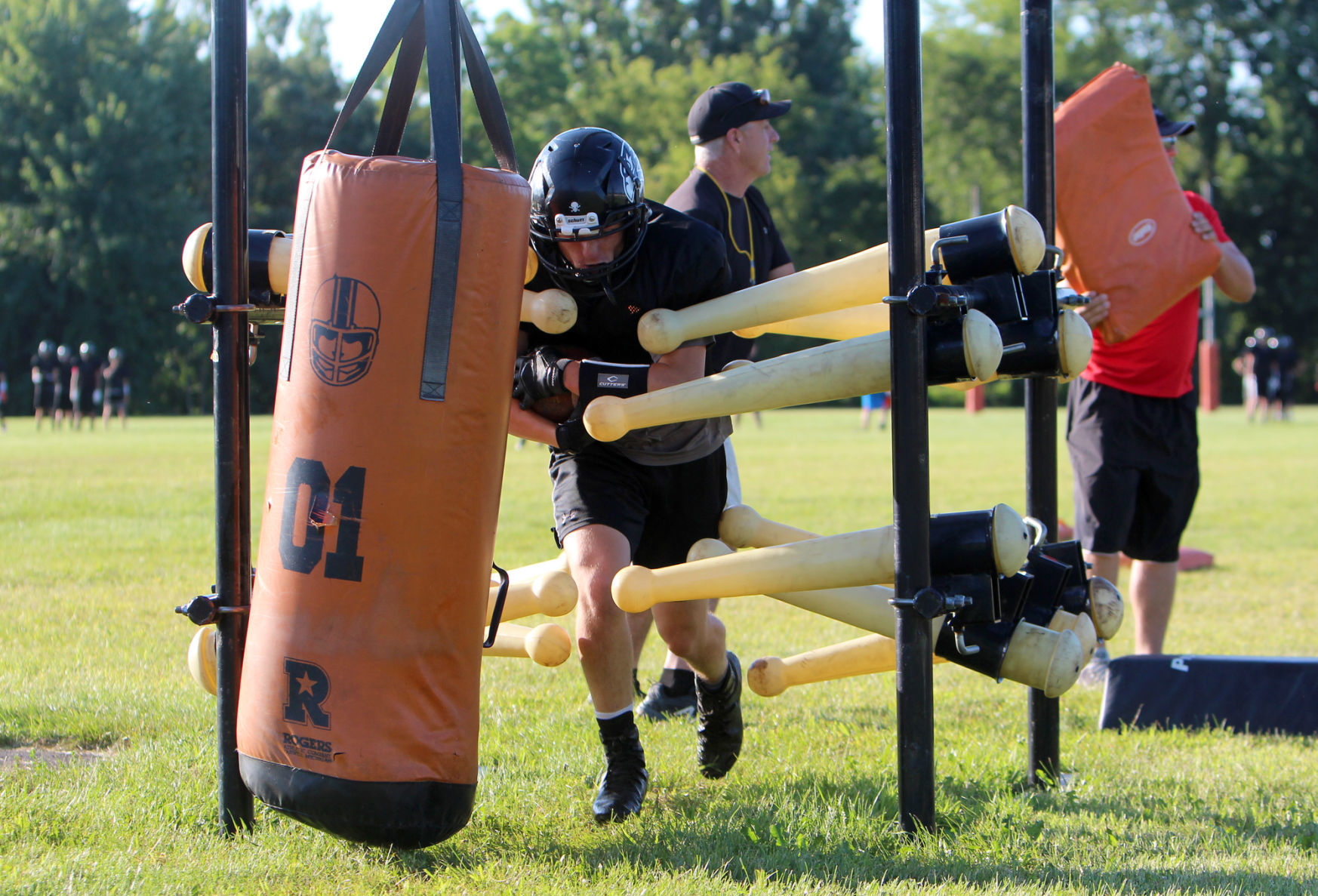 Bloomer football practice 8-8-19